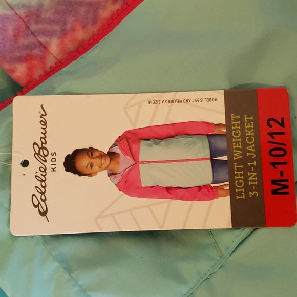 3 in 1 Kids Light Weight Jacket Medium size 10/12 - Picture 6 of 9